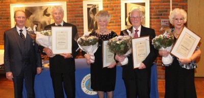 Æresmedlemmer 2017. Foto: Kåre Tellebond.